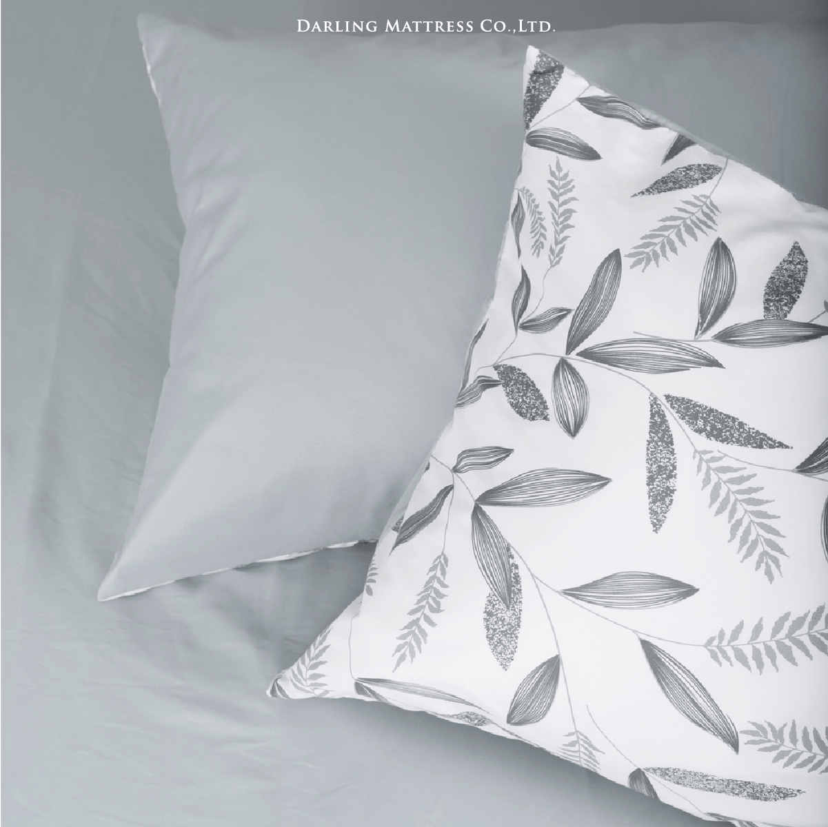 ชุดผ้าปูผ้านวม 6 ฟุต DARLING MATTRESS รุ่น2 สี 2 สไตล์ ลายลีฟลี่_4
